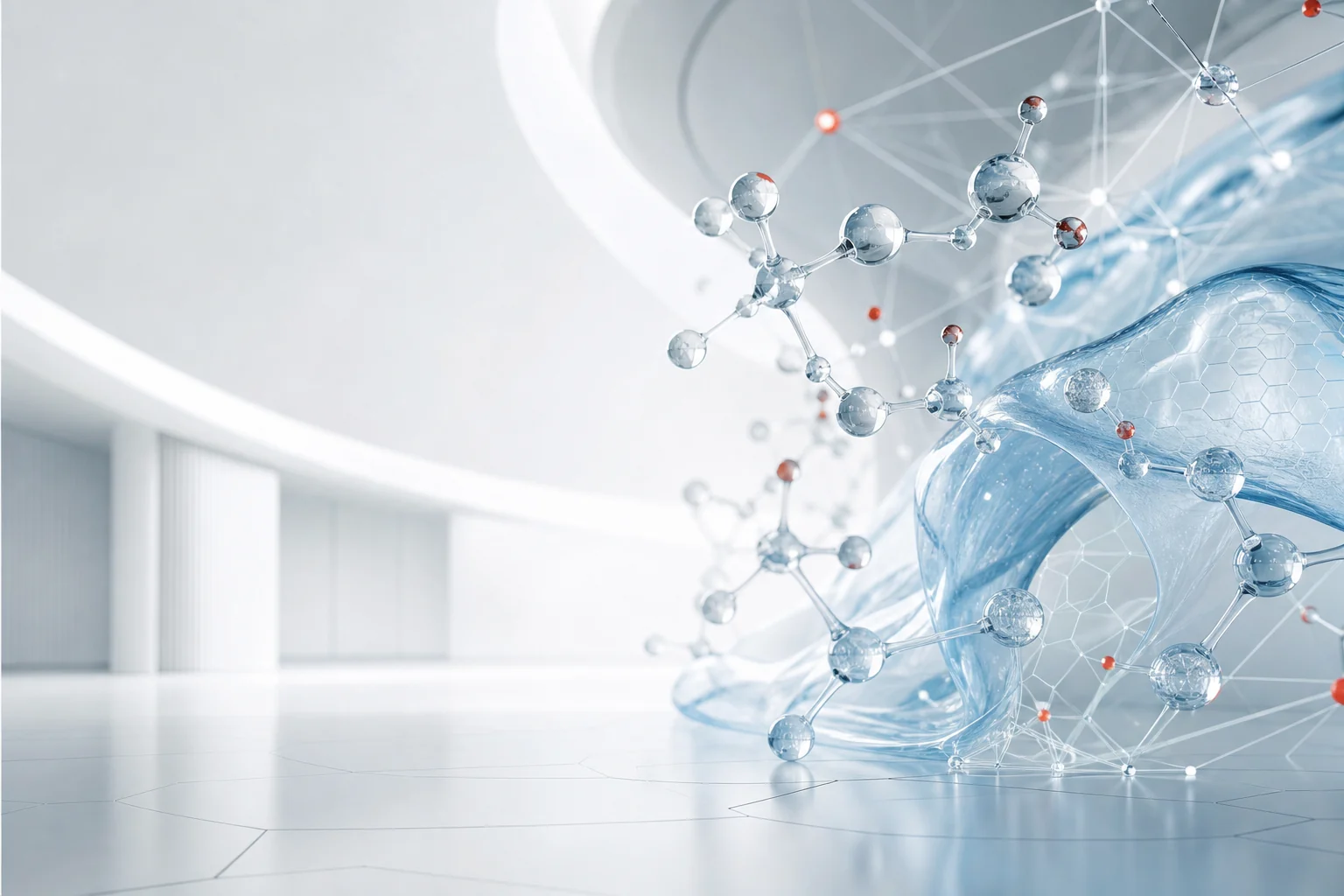 Conceptual visualization connecting Japanese healthcare with global markets